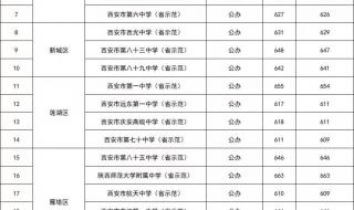 西安大学录取分数线